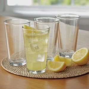 Clear Drinking Glasses-16oz Capacity Each-Set of 7